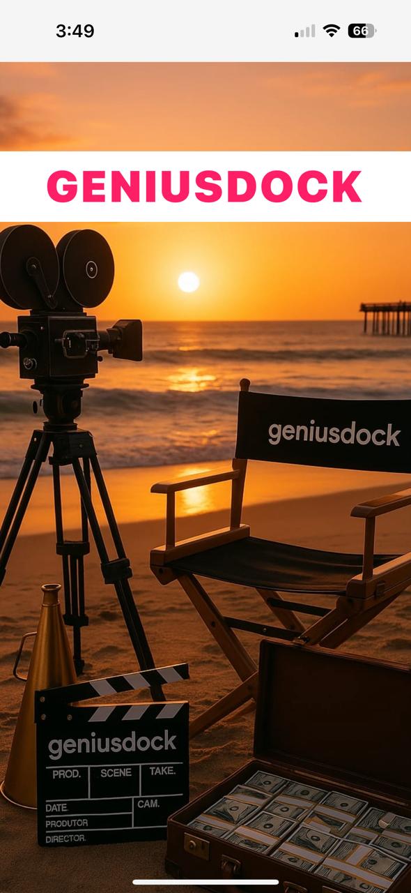 GeniusDock Mobile App - Home Screen